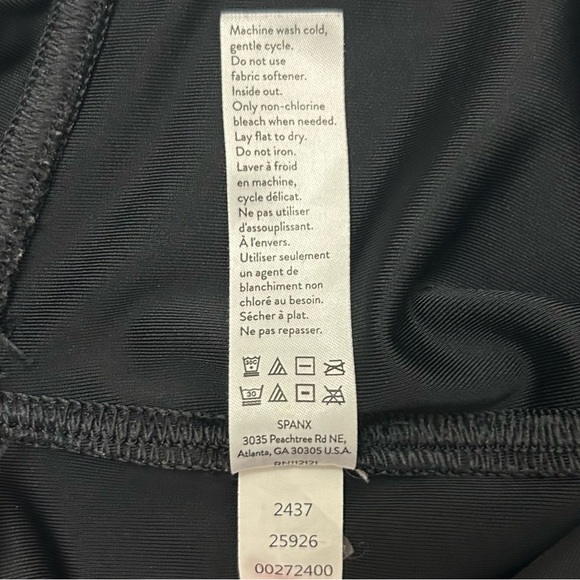 Gymshark Black Seamless 7/8 Crop Leggings XS High Waist Running Training - Picture 6 of 10